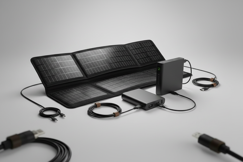 Solar Chargers – šviesus fonas