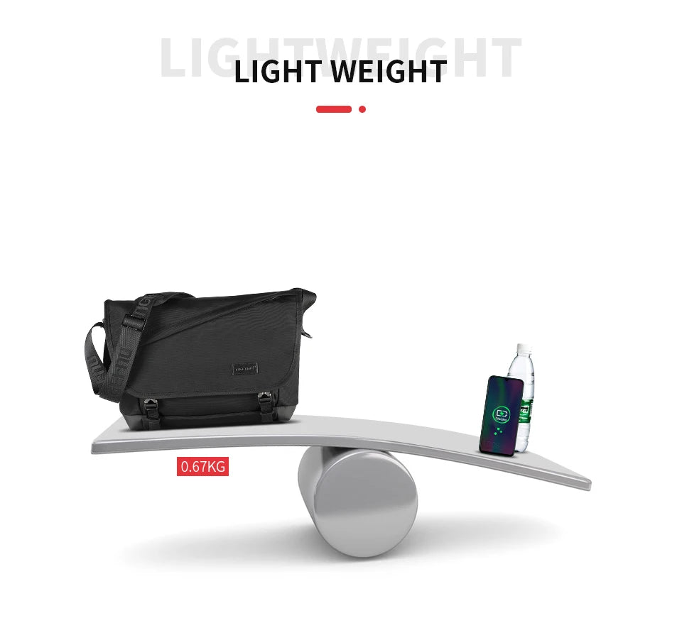 Tigernu Men Messenger Bags Shoulder Bag Light Weight Chest Bags For Men Casual Sling Bag Male Crossbody Bag Laptop Bag Messenger