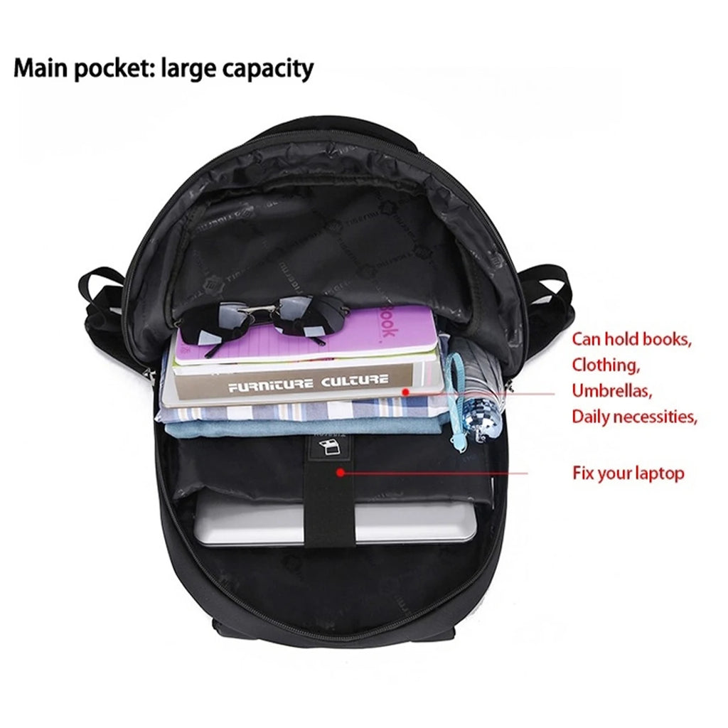 Tigernu Men Backpack Women 15-17inch Backpack Waterproof Laptop Backpack Bag Casual Male Mochila Travel School Backpacks For Men