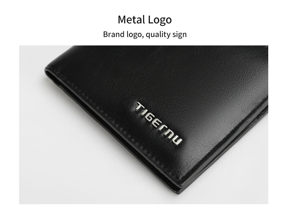 Tigernu High Quality Wallets Men Thin Money Purse Male Business Card Holder For Men Fashion PU Wallet Short Purse Light Card Bag