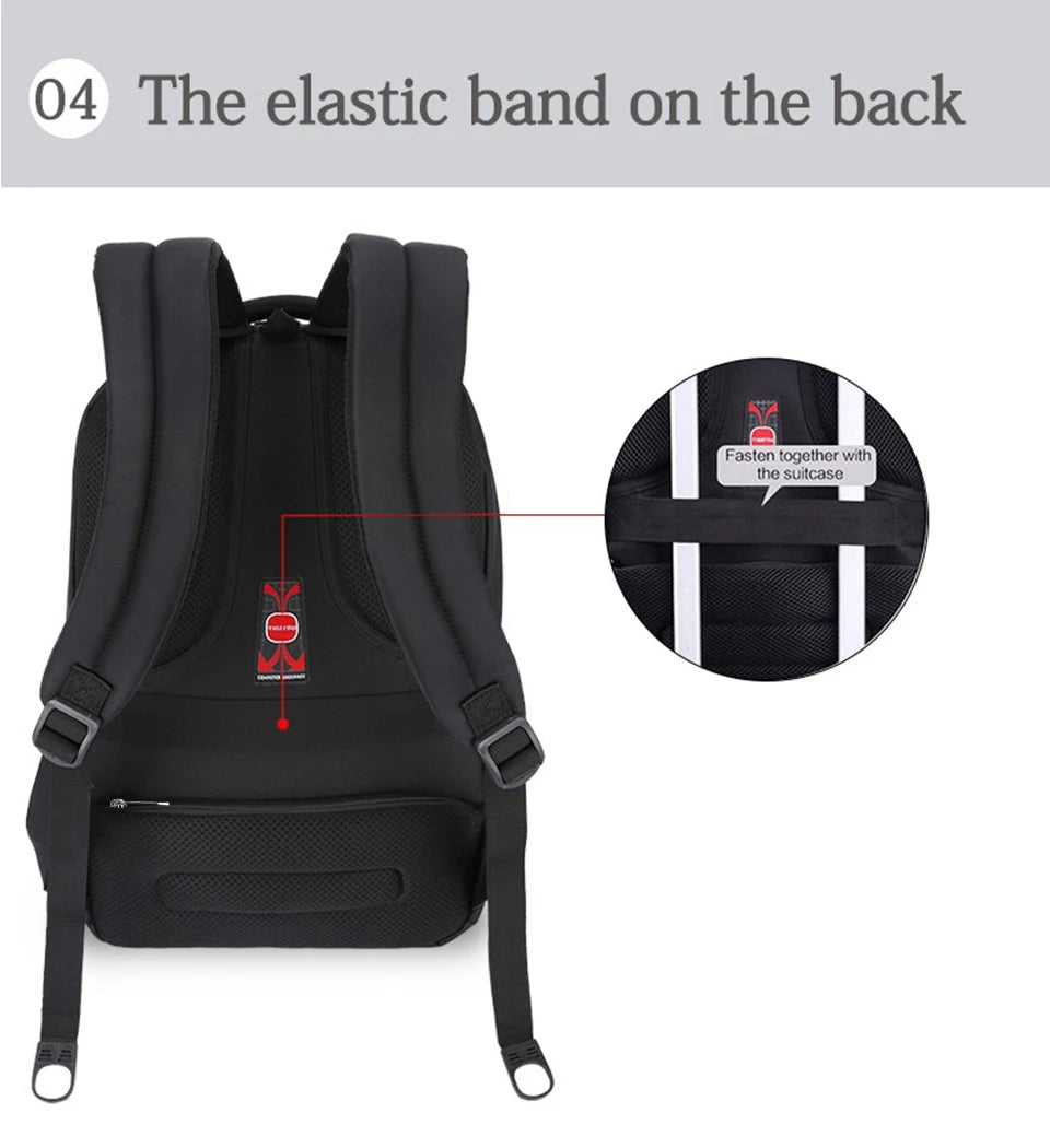 Tigernu Men Backpack Women 15-17inch Backpack Waterproof Laptop Backpack Bag Casual Male Mochila Travel School Backpacks For Men