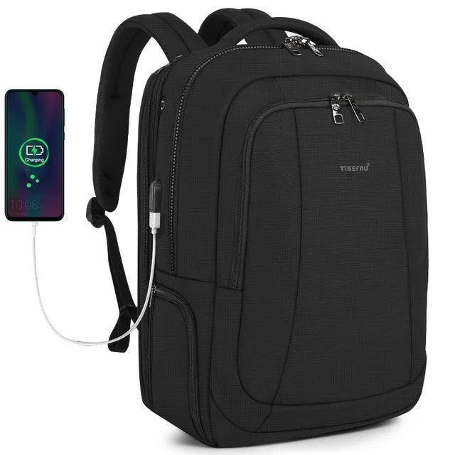 Tigernu Men's Backpacks 17.3 inch Laptop Backpack Bags For Men 39L Large Capacity Travel Bag Anti Theft Bags For School Knapsack