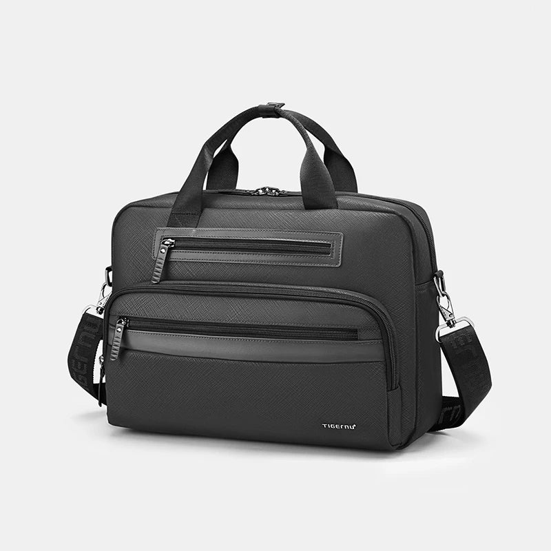 Tigernu Briefcase Bags Men Laptop Bag Handbag 12-14inch Casual Vintage Briefcase Laptop Handbag Bags For Business Connect Series