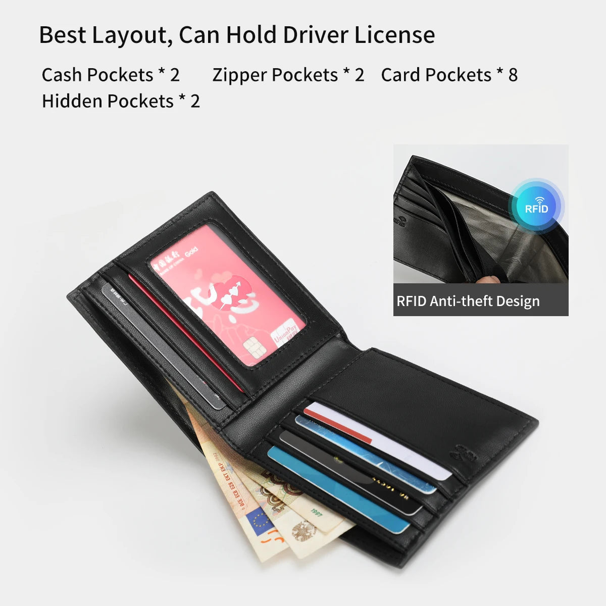Tigernu High Quality Wallets Men Thin Money Purse Male Business Card Holder For Men Fashion PU Wallet Short Purse Light Card Bag