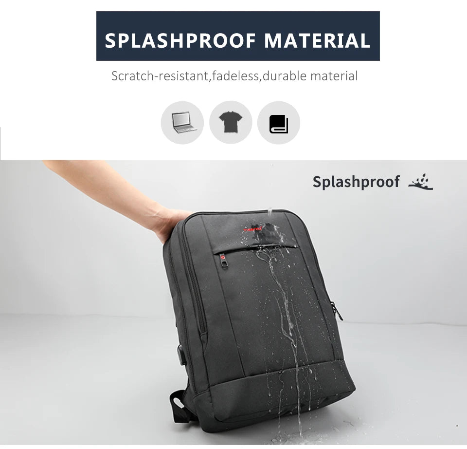 Tigernu Backpacks Men Waterproof 15.6 Laptop Backpack Male Mochila USB Charging Anti Theft Travel Backpack School Men Backpacks