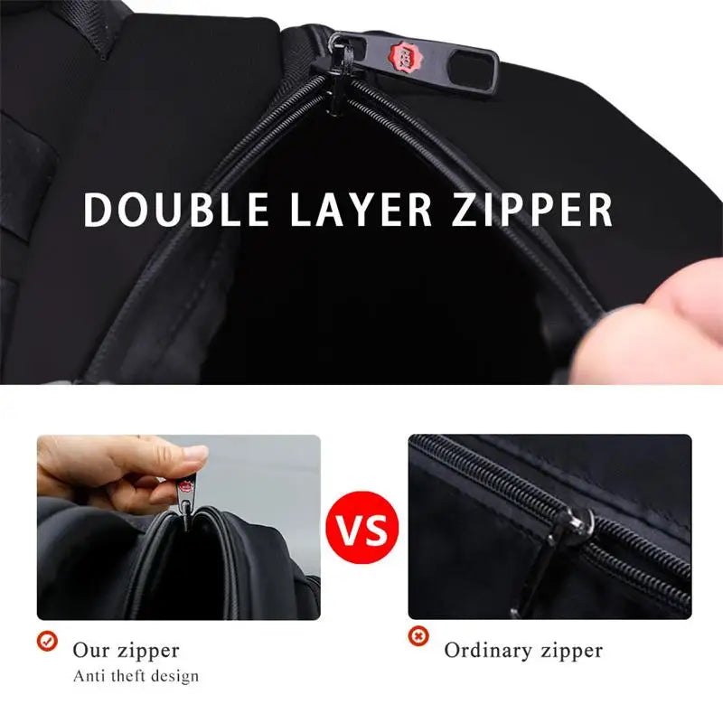 Tigernu 17inch Backpack Male Anti-theft Men Backpack Travel Bags Waterproof Nylon Backpack Bags Men Student Schoolbags Knapsack