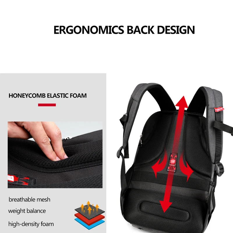 Tigernu Waterproof Anti Theft 15.6inch Laptop Backpack Men Slim School Backpack Bags Male Travel Bagpack For Teenagers Knapsacks