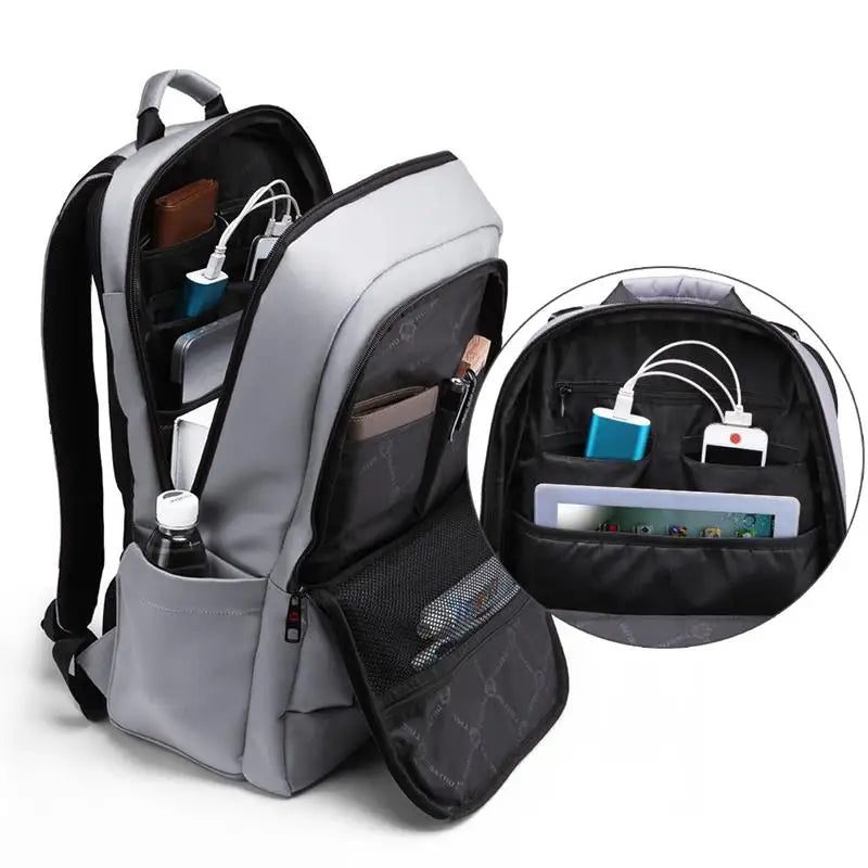 Tigernu 17inch Backpack Male Anti-theft Men Backpack Travel Bags Waterproof Nylon Backpack Bags Men Student Schoolbags Knapsack