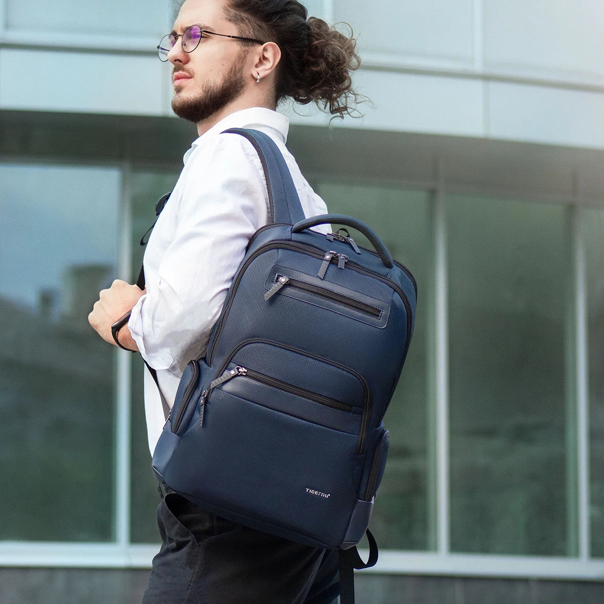 Tigernu Travel Backpack Bags 15.6inch Laptop Backpacks For Men Waterproof School Backpacks Business Bags Knapsack Connect Series