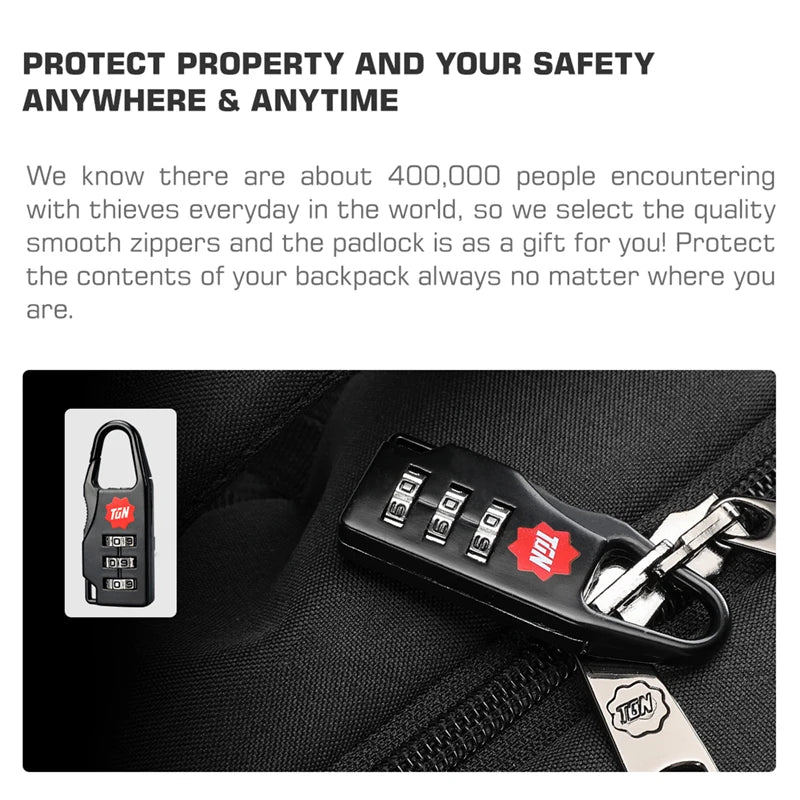 Tigernu Men Backpack 14-15.6inch Laptop Backpack Anti Theft Backpacks Bags For Men College Schoolbag Male Travel Bags Knapsack