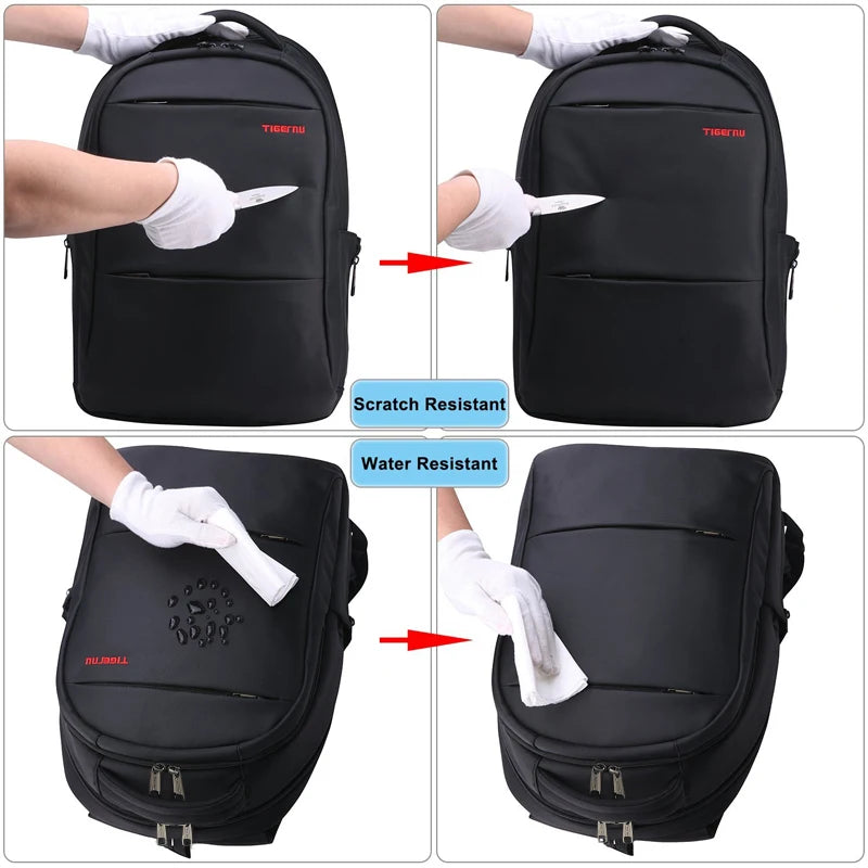 Tigernu Anti-theft Backpacks Large Capacity Bag 15.6 17 19inch Laptop Backpack For Men Travel Backpack Women Bag Female Knapsack