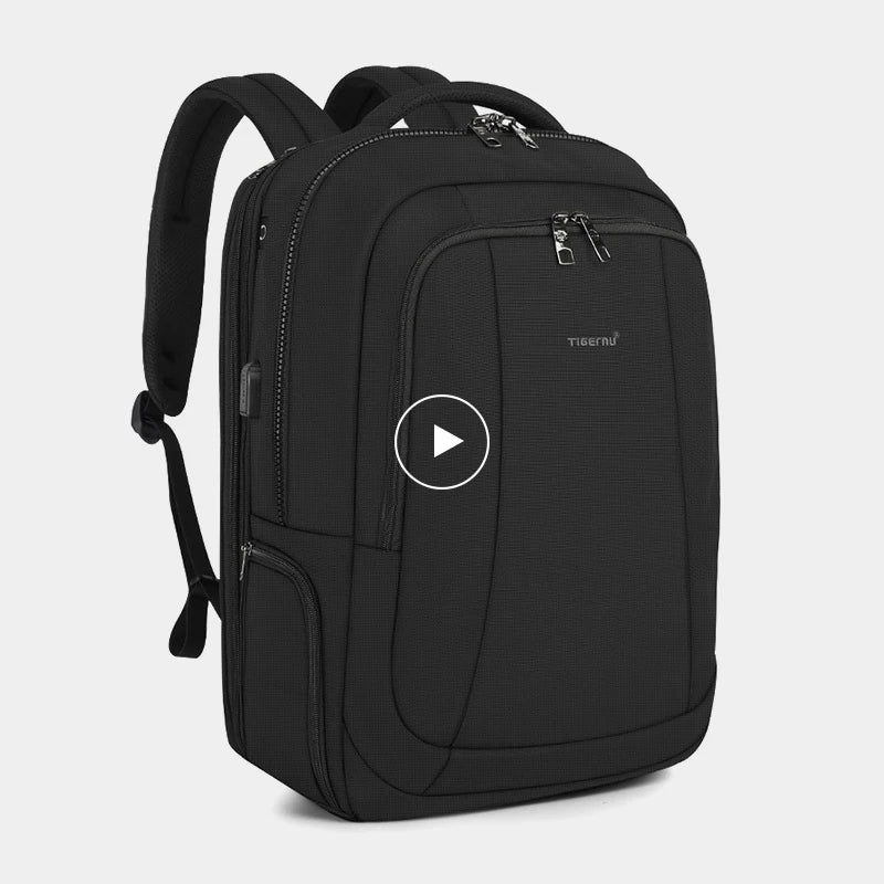 Tigernu Men Backpacks Vacuum Compression Backpacks 14 15.6 17.3'' Laptop Backpack For Men School Backpack Male Travel Backpacks