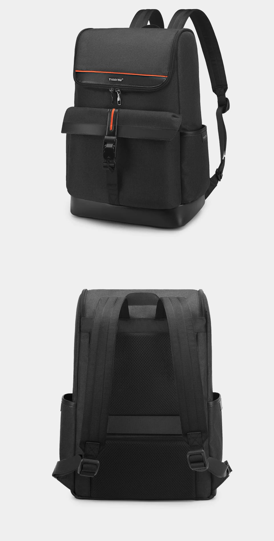 Tigernu Unique High Quality 15.6inch Laptop Backpack Men Casual Waterproof Travel Backpack Fashion School Backpack For Teenagers