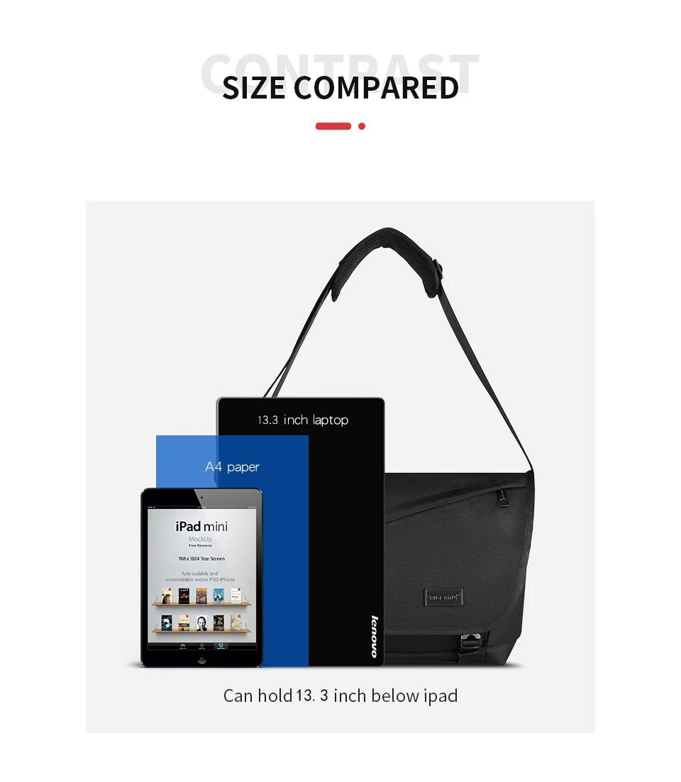 Tigernu Men Messenger Bags Shoulder Bag Light Weight Chest Bags For Men Casual Sling Bag Male Crossbody Bag Laptop Bag Messenger