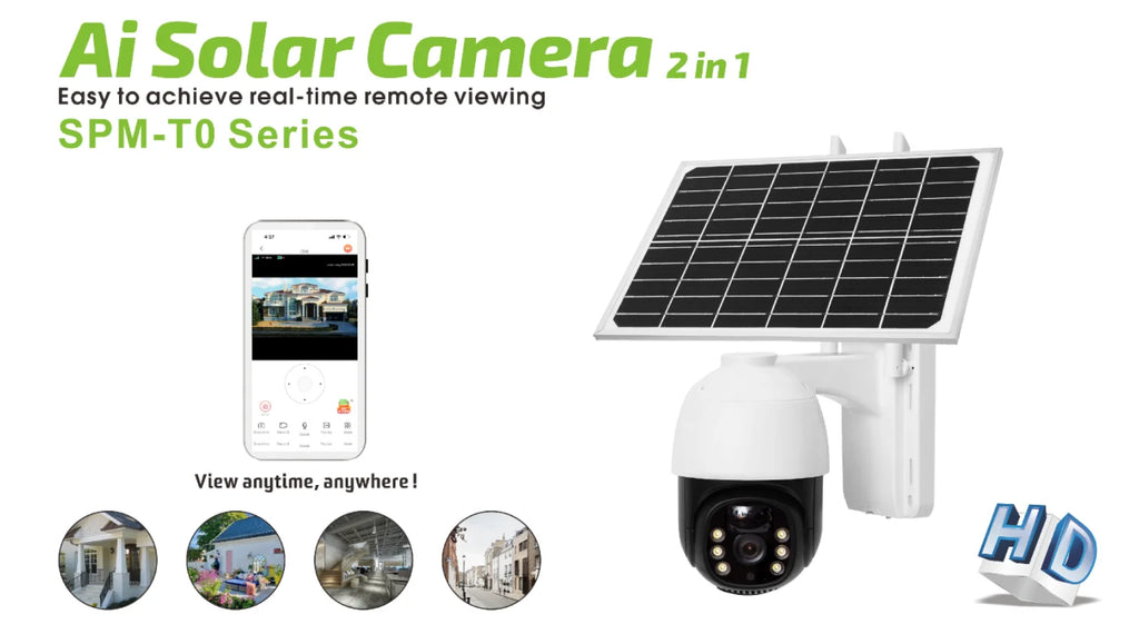 Eseecloud 4K 4G SIM Card Dual Lens Color Night Vision PIR Detect AI IP Solar Surveillance CCTV PTZ Camera