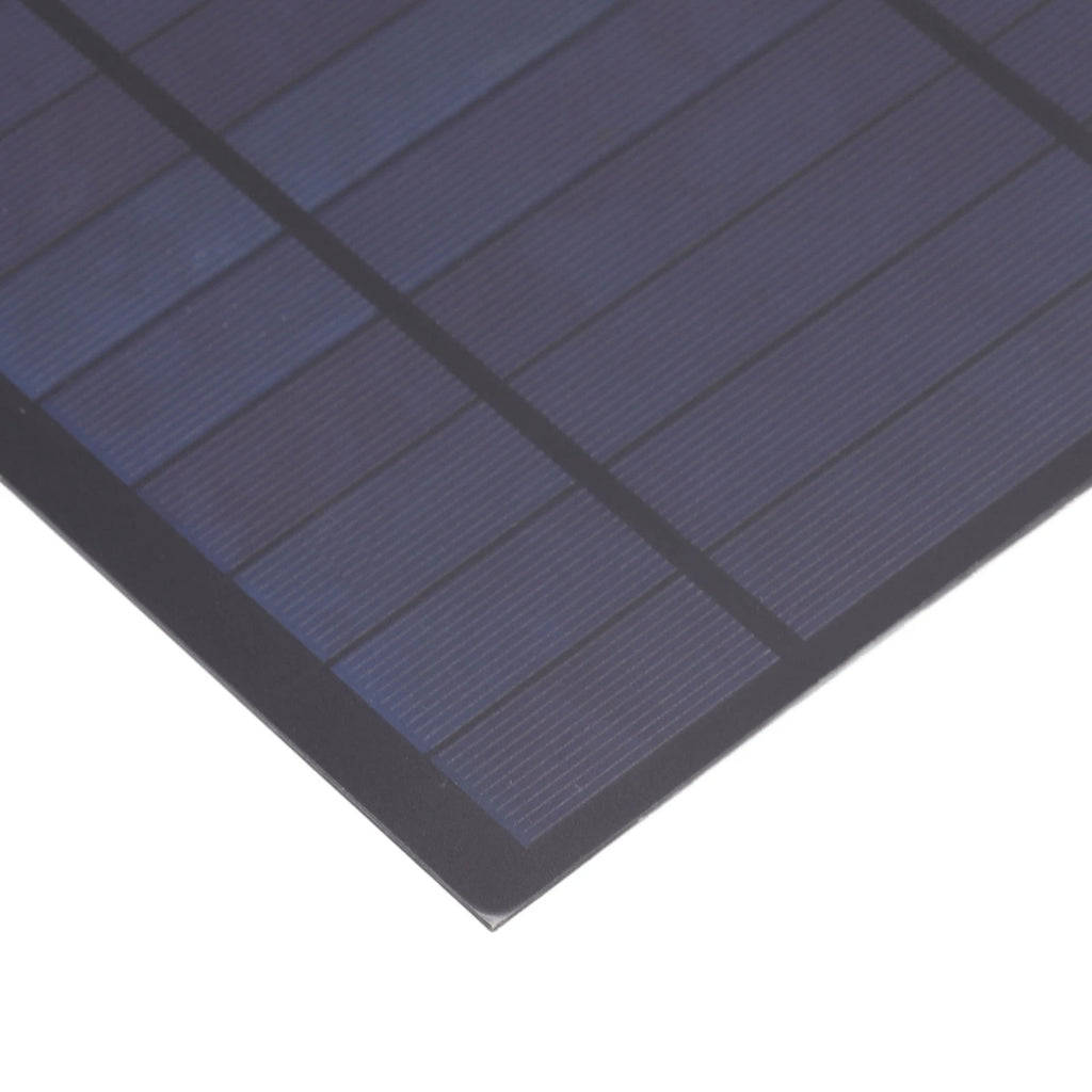 6V 10W Outdoor Solar Panel Charger Polycrystalline Silicon 1660mA Solar Charger Plate for Camping Hiking Mountaineering