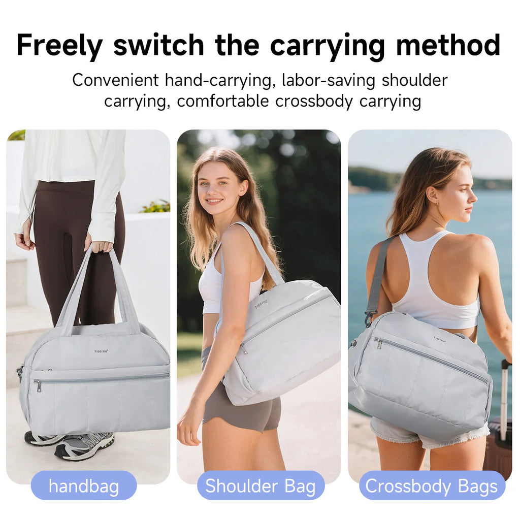 Tigernu Women Tote Bags Large Capacity Handbag Female Bags Lightweight Travel Duffle Bag Large Capacity Storage Luggage Handbag