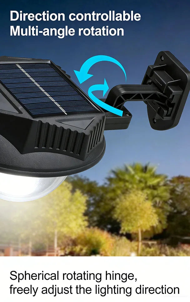Solar Lights for Outside 4Modes Split Motion Sensor Outdoor Lights Outdoor Waterproof IP65 Solar Lights for Yard Patio Garden