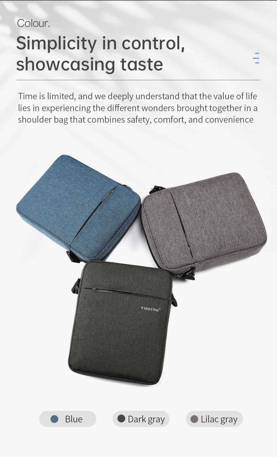 Tigernu HOT SELLING Bags For Men Messenger Bag Casual Shoulder Pack Male Crossbody Bolsa Mini Bag Sling Bags Ipad Travel Package