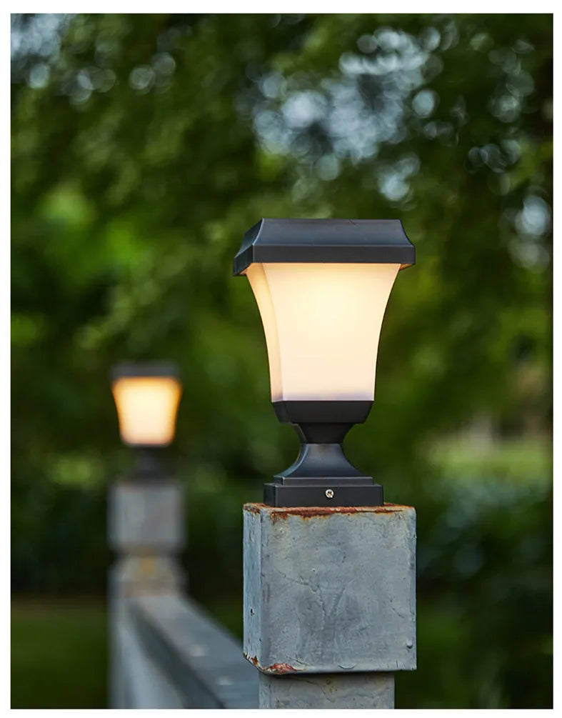 Solar Outdoor Square Wireless Mount Lights Waterproof Decorative for Garden Lawn Landscape Atmosphere Lamp Floor Yard Garden