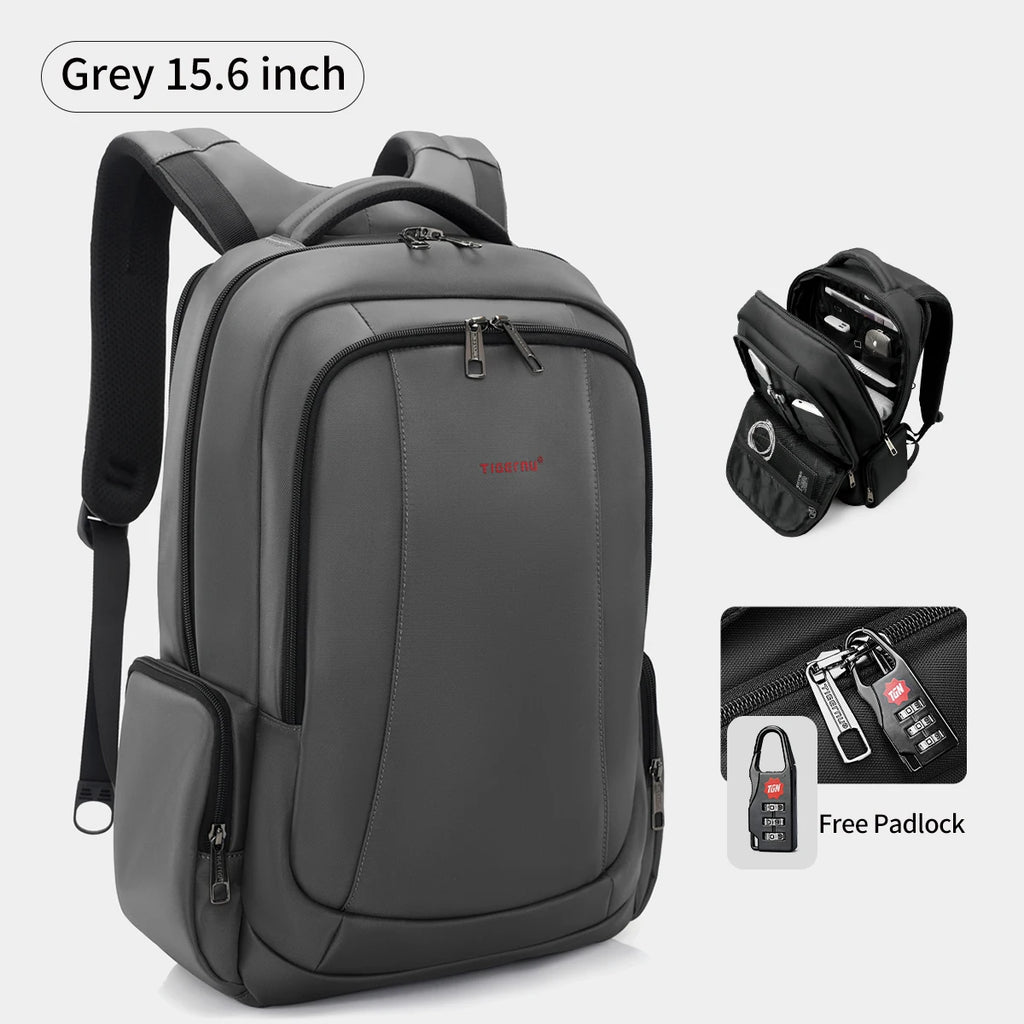 Tigernu Men Backpacks Vacuum Compression Backpacks 14 15.6 17.3'' Laptop Backpack For Men School Backpack Male Travel Backpacks