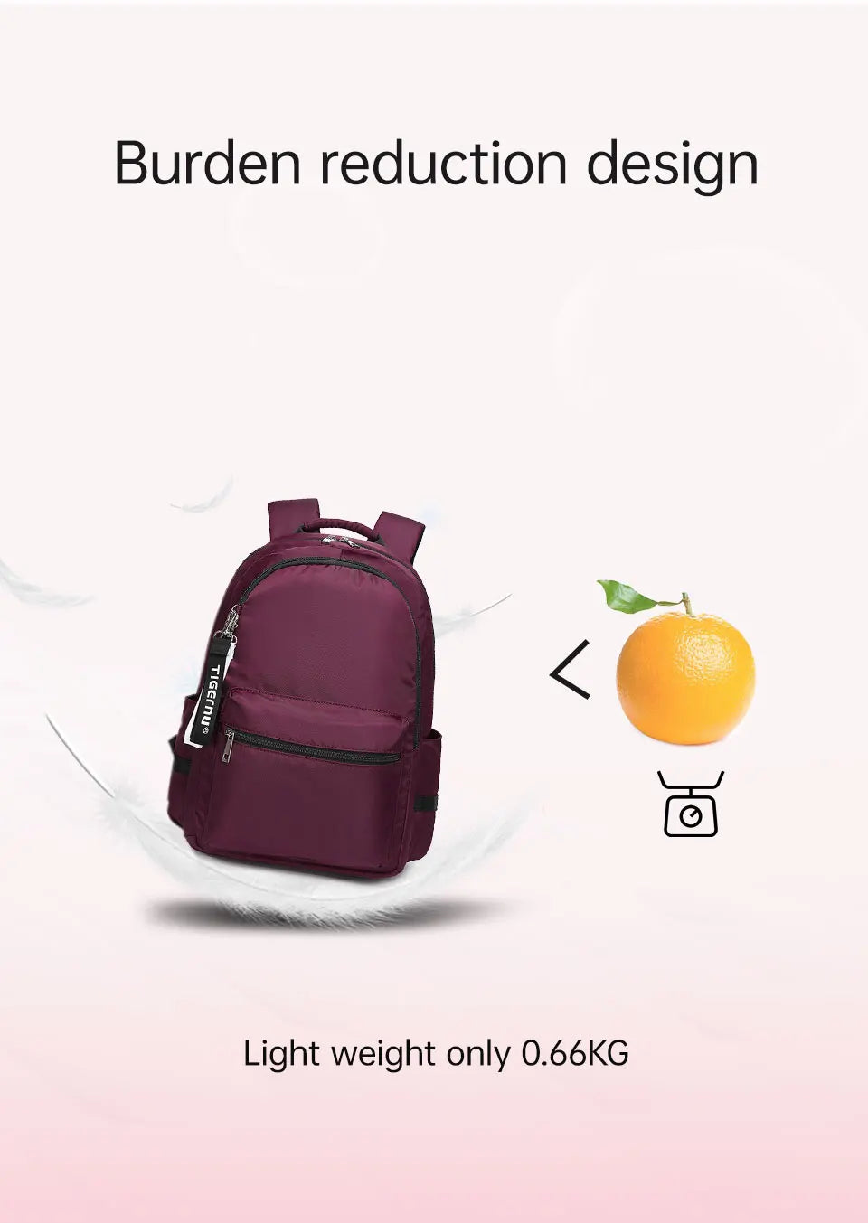 Tigernu Girl's Schoolbags Waterproof Women's Backpack Bags 15.6inch Laptop Backpack Multi-color Female Travel Backpacks Women