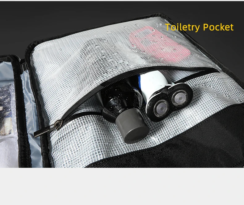 HK Travel Boarding Backpack Multifunctional 17 inch Laptop Bag Large Capacity Business Backpack Leisure Computer Bag Short Trip