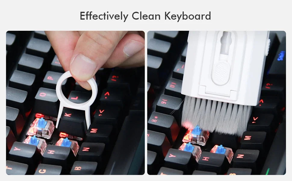 Q8 Electronic Cleaner Kit Screen Cleaner Multifunctional Cleaning Brush for Earphone Keyboard Laptop Phone PC Monitor Camera