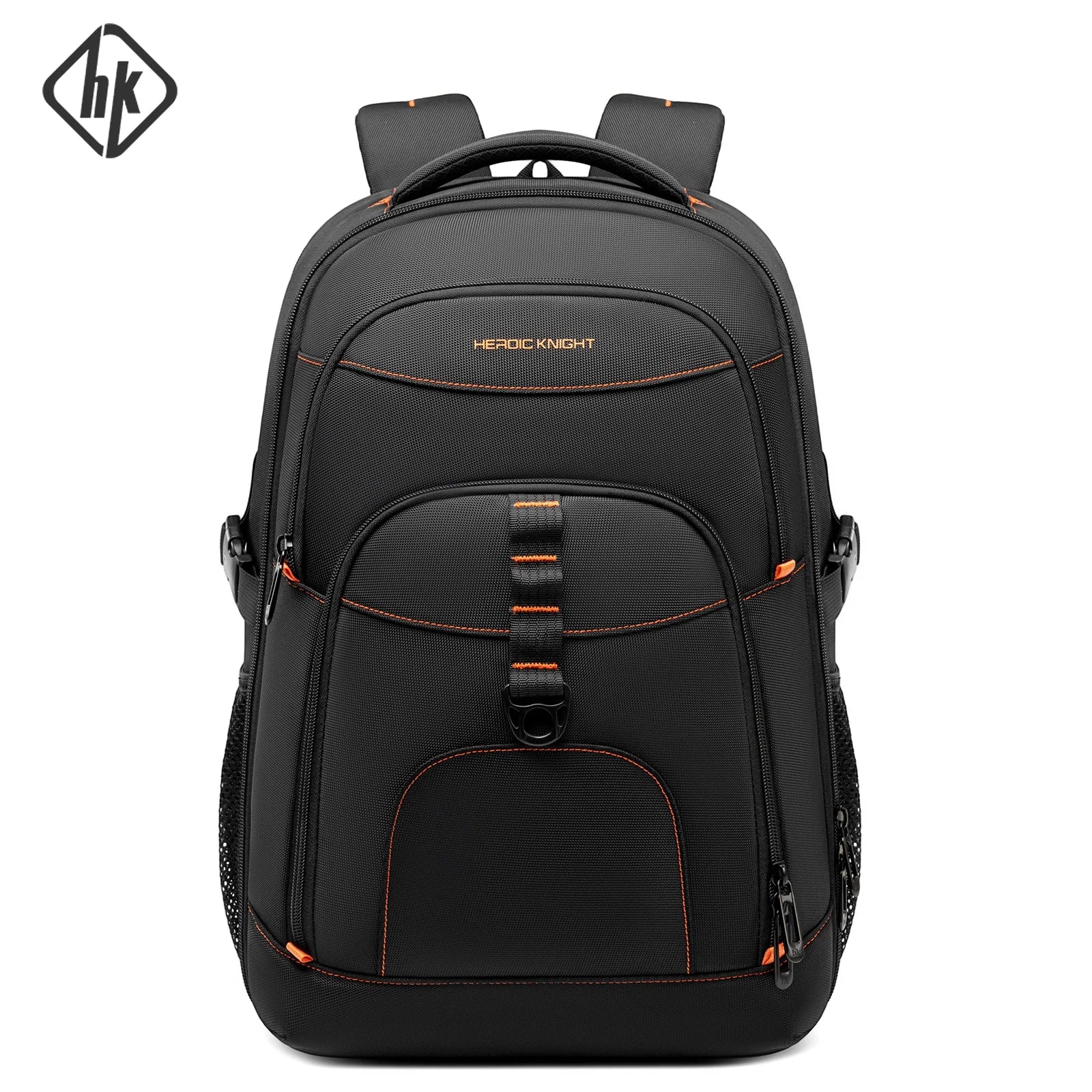 HK Large Capacity Travel Backpack Water Repellent 17.3 inch Laptop Business Bag for Men Work Leisure Hiking Rucksack School Bag