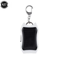New 1000mAH Solar Keychain Solar Charger Mobile Power Supply Energy Saving Charger/Battery Power Bank For Cellphones Accessories