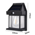 Powerful Solar Wall Light Outdoor Waterproof LED Lamp House Garden Fence Decoration Light Sensor Solar Energy Wall Lantern LED