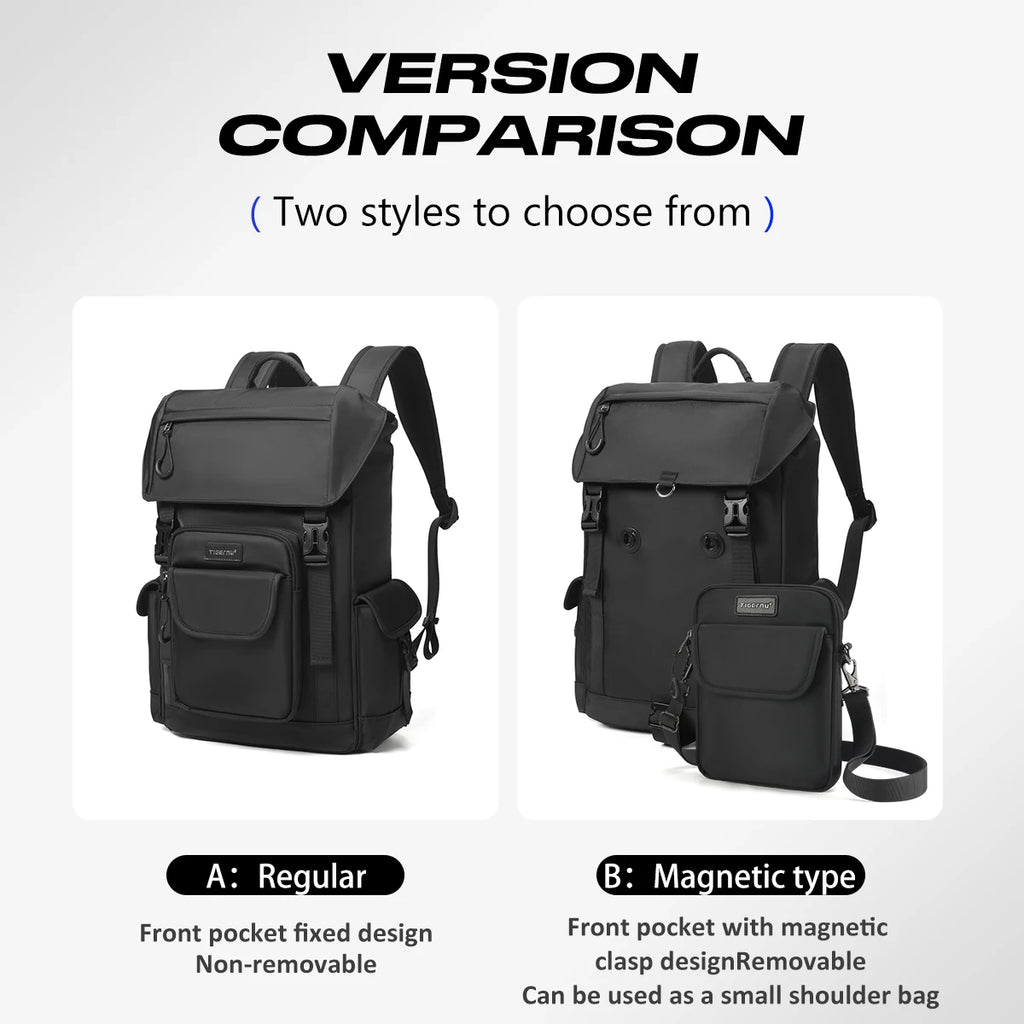 Tigernu Casual Backpack Men's Travel Backpack Bags For Laptop 15.6‘’ Fashion School Backpack Male Commuting Backpack Schoolbag
