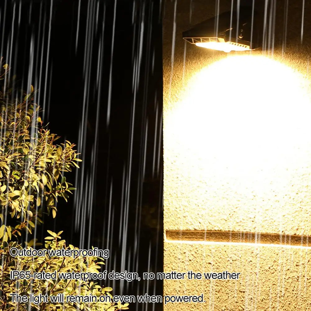 Solar Smart Lighting Outdoor LED Solar Clip Light Portable Waterproof Body Sensor Lamp Courtyard Garden Lamp Patio Home Camping