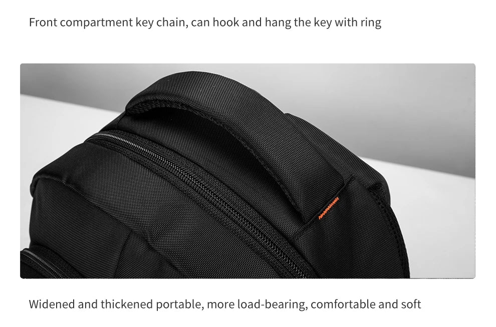 HK Casual 15.6 inch Laptop Backpack Men Large Capacity School Bags Business Travel Backpack Student Sports Backpack YKK Zippers