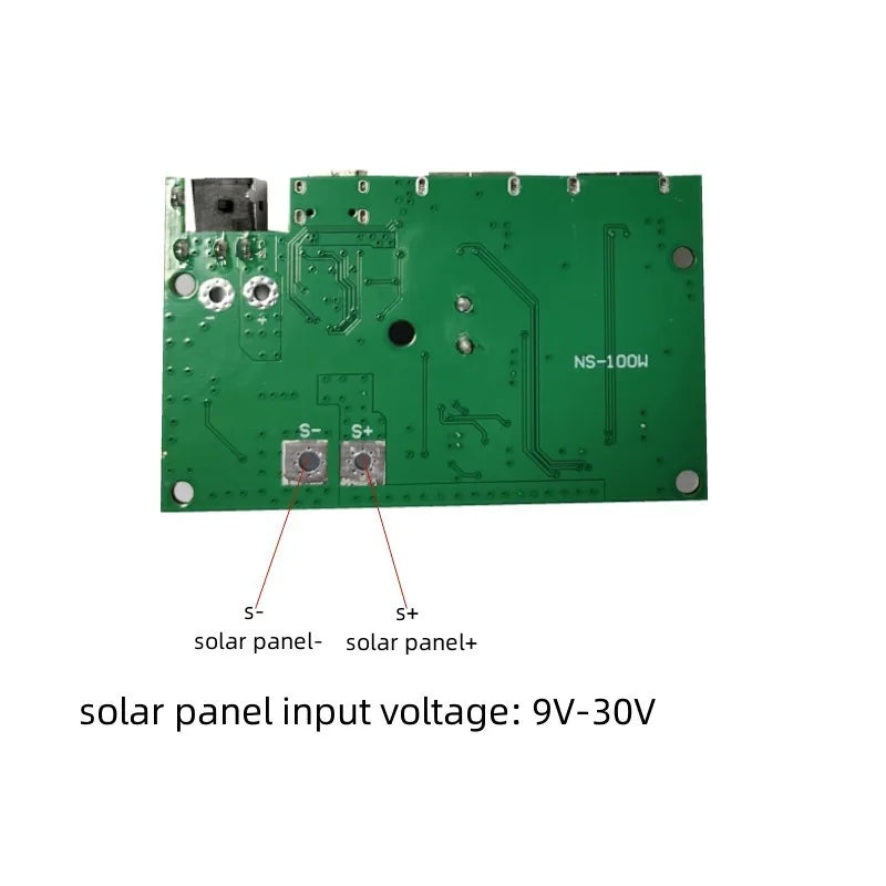 DIY Charger Module Dual USB Type-C  Solar Controller QC2.0 3.0 Quick Charge Solar Panel Stabilizer
