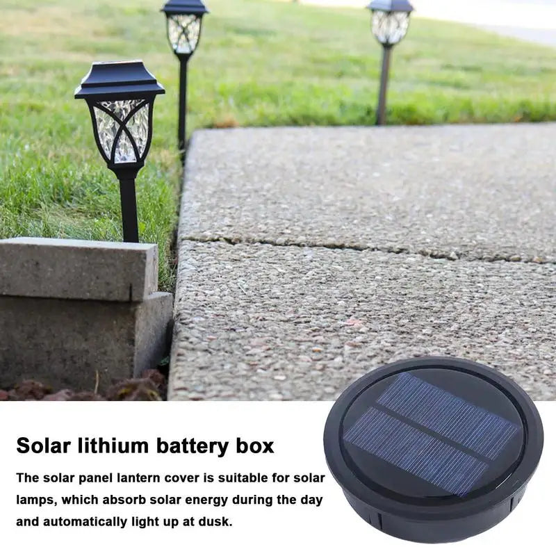 Solar Lights Replacement Top Solar Panel Lantern Waterproof LED Bulbs Solar Panel With Switchs For Outdoor Hanging Lanterns