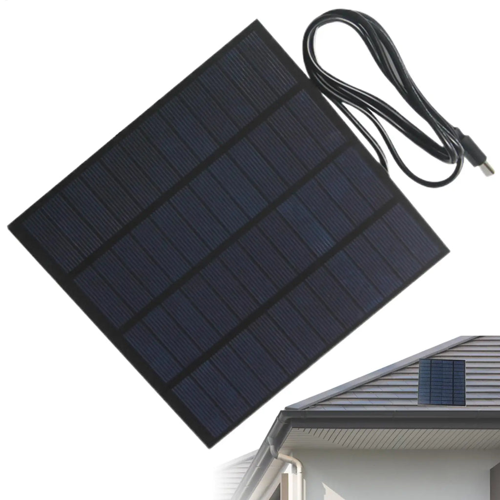 Solar Panel Charger 20W 12V Solar Power Battery Monitoring Camera Power Supply for Outdoor Backyard Shed Barn Garden Pathway