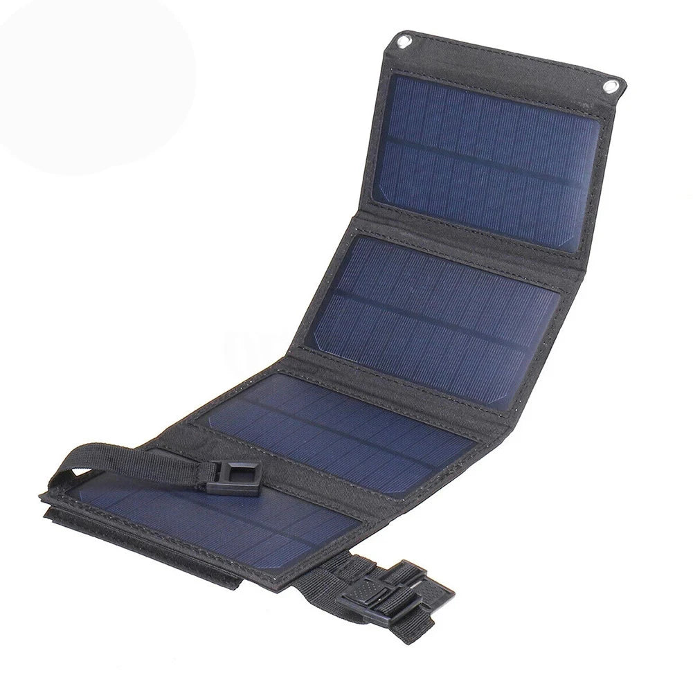 Portable USB Foldable Solar Panel, Folding Solar Panels For Travel, Mobile Phone Charging Bank, Flashlight, Fan, Mobile Phone Ba