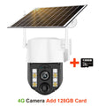 V380 Pro Solar Camera 4G Sim Outdoor PIR Human Detect Wireless Camaras Powered Energy Waterproof CCTV Home Security Protection