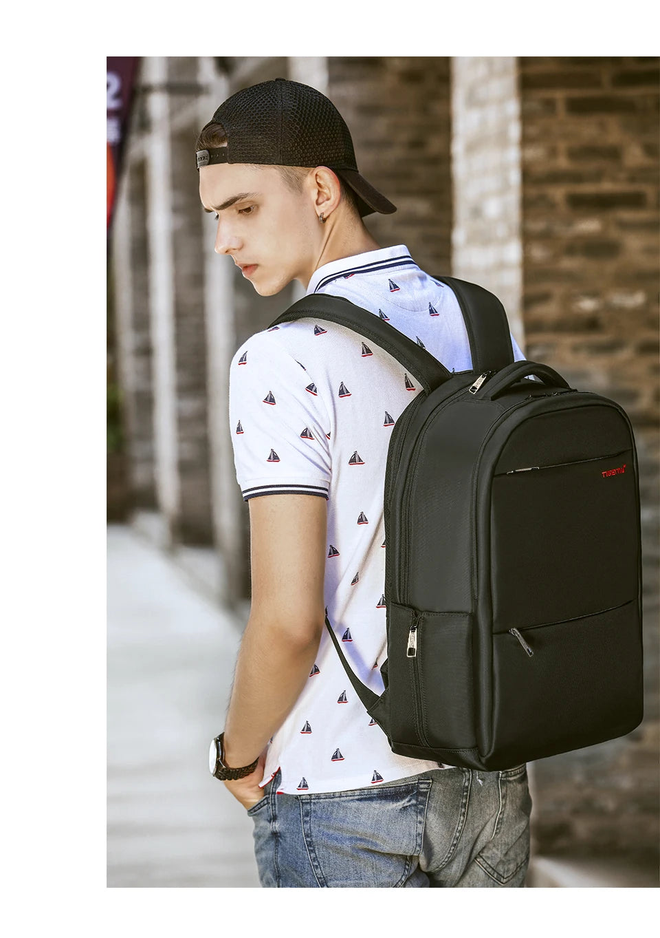 Tigernu Anti Theft Backpack For Women Large Capacity 15.6inch Laptop Backpack Bag Travel Bag Schoolbag For Women Girls