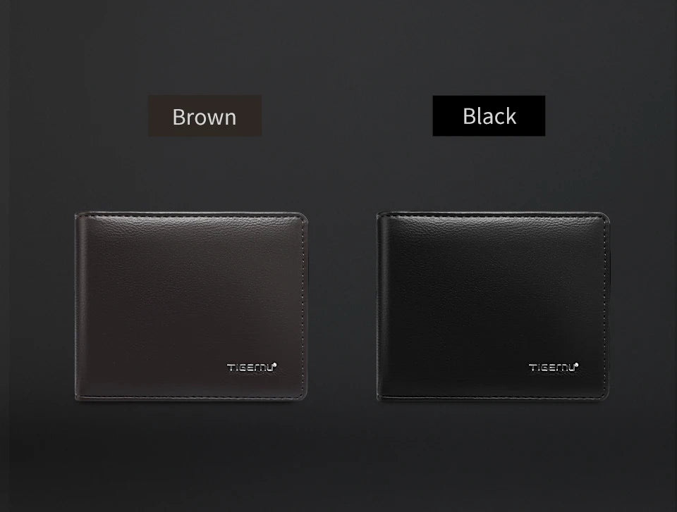 Tigernu Wallets For Man	Soft PU Card Wallet RFID Coin Purse Light Card Holder As Gifts Men's Wallets Waterproof Card Bags Mini