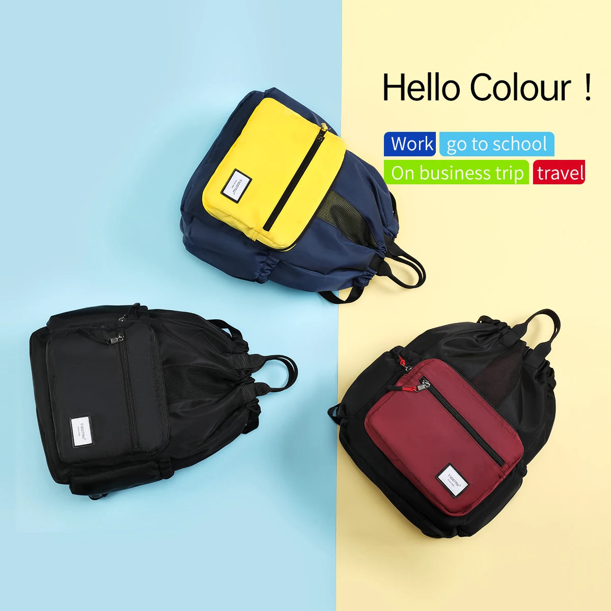 Tigernu Women Backpack Bags Foldable Backpacks Men Child Schoolbag 14'' Laptop Backpack Lightweight Travel Bags School Backpacks