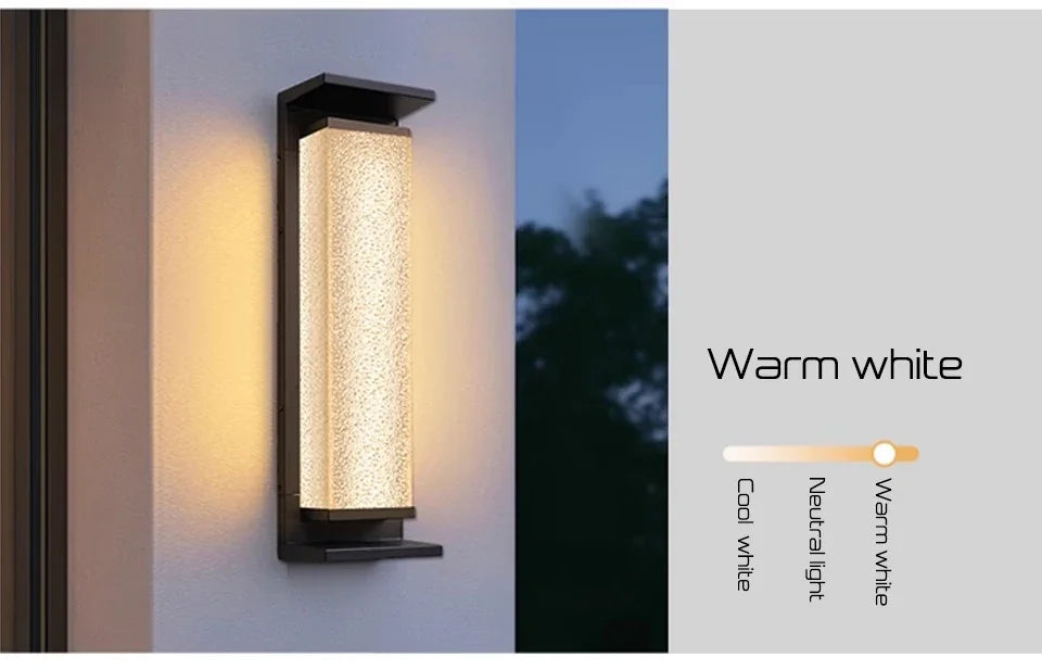 Solar Wall Light Outdoor Dusk to Dawn Porch Lighting Fixture Waterproof Solar Lanterns Anti-Rust Lanterns for Front Patio Garage