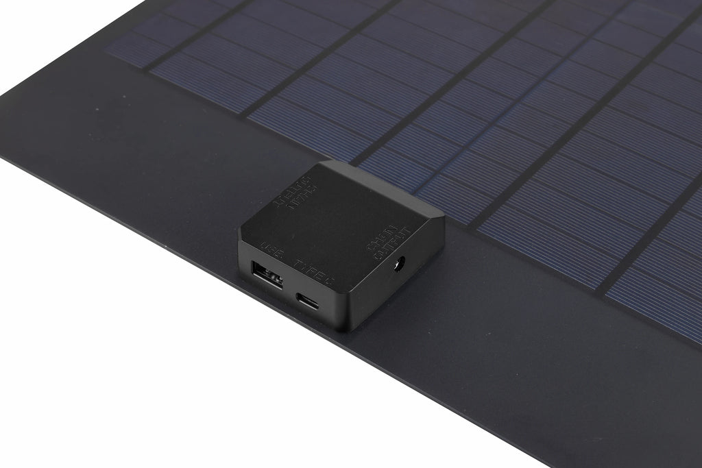 18W Solar Panel Charger 5V USB and 12V DC Dual Output with Solar Controller for 12V Battery Phone Power Bank RV Camping Outdoor