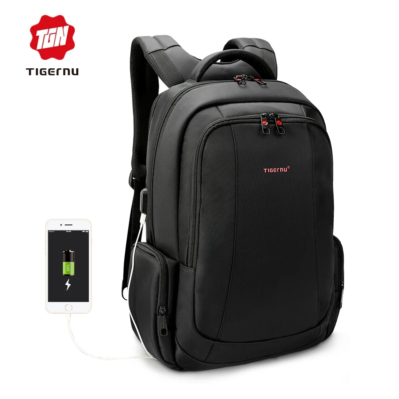 Tigernu Travel Backpacks Vacuum Backpack 14 15.6 17.3inch Laptop Backpack For School Backpack Men Schoolbag Compression Backpack