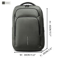 HK Business Travel Backpack Men Waterproof  17.3 Inch Laptop Backpack with USB Port Casual Daypack for Work College Computer Bag
