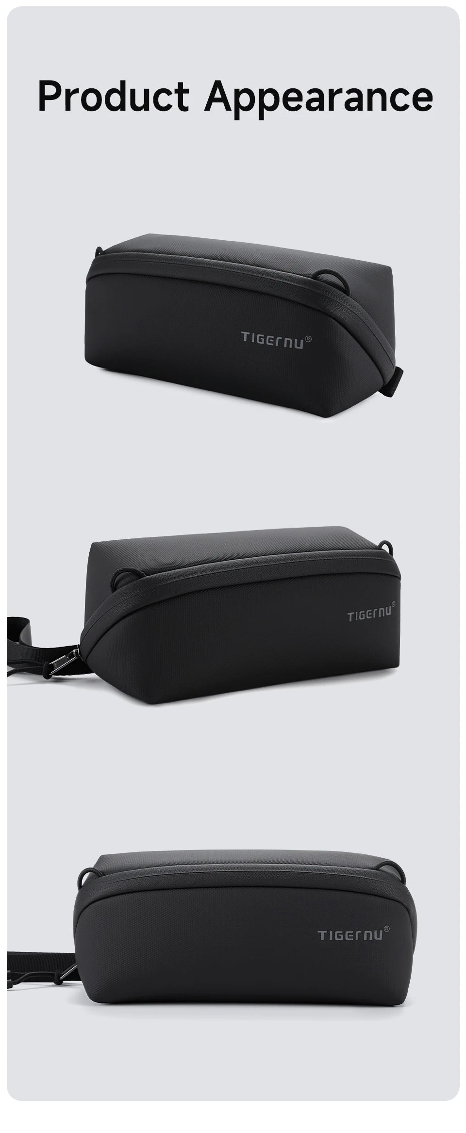 Tigernu Small Storage Bag For Travel Clutch Bag Men Handheld Bags Waterproof TPU Bags Male Portable Bag For PTZ Camera POCKET 3
