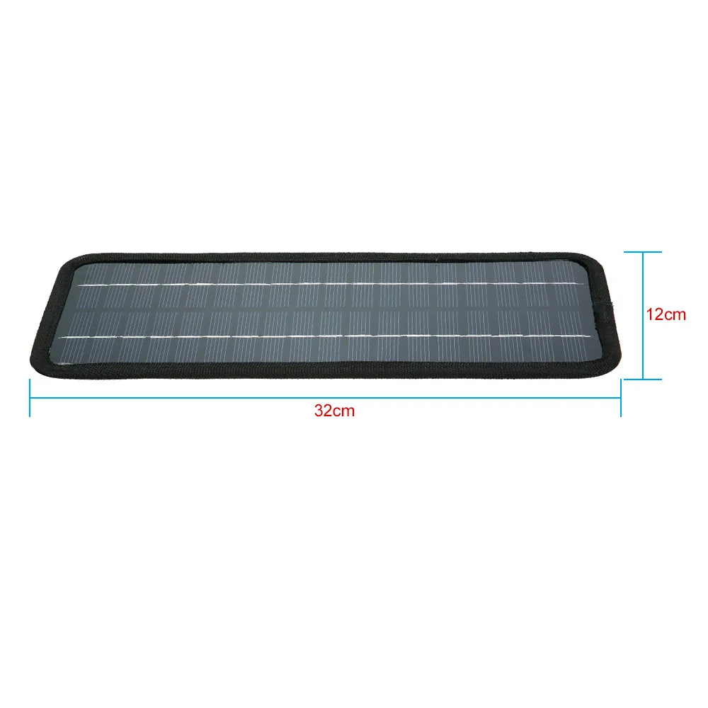 Solar Panels Charger Car Motorcycle Kick Scooter 18V 12V 20W Portable Solar Panel Car Charger Battery Efficient Maintenance