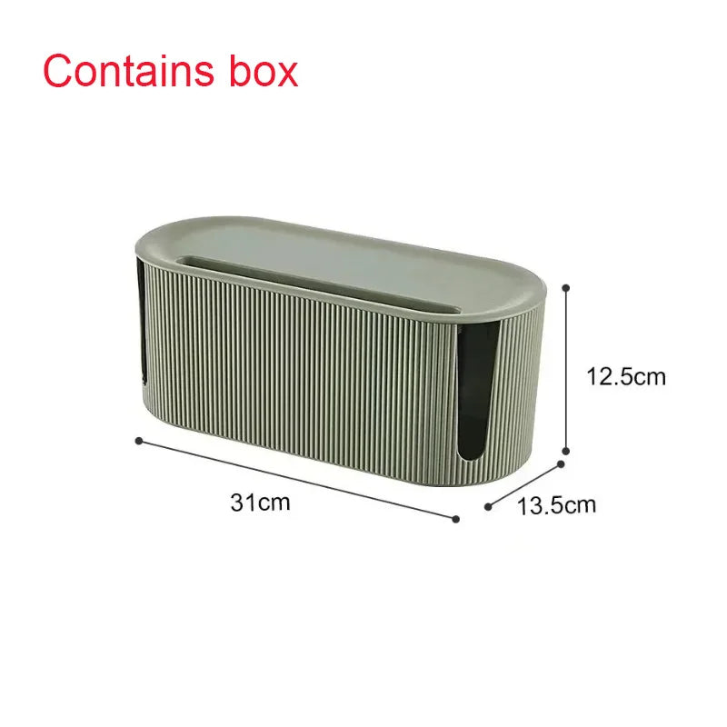 Nordic Plug Board Storage Box Cable Wire Organizer Case Socket Wireless WiFi Router Bracelet Desktop Data Line Plug Holder Shelf