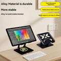 P2029 Tablet Computer Bracket 12.9-inch Aluminum Alloy Metal 360° Rotating Lifting Lazy Desktop Mobile Phone Support Bracket